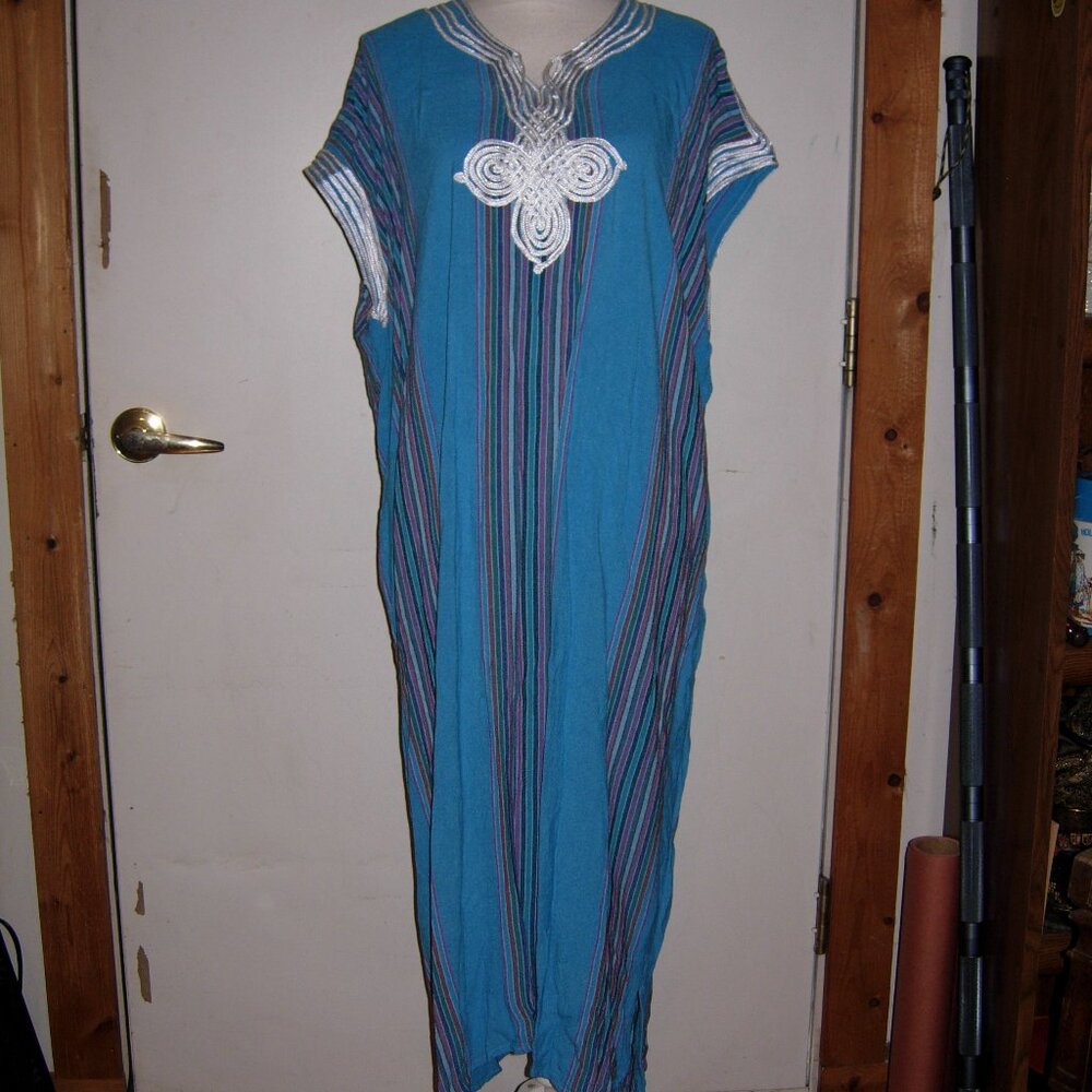 Lily & Scooter Linen Kaftan Maxi Dress